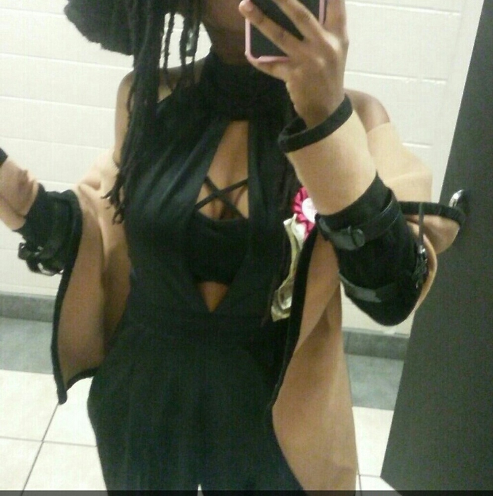Black Low Neck Bodysuit